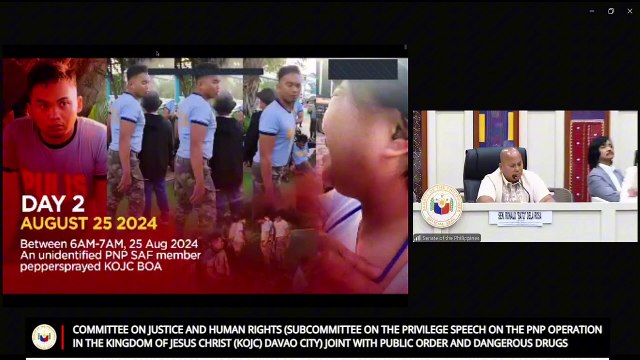 Sen. Bato Dela Rosa on the pepper spray incident at the KOJC compound | GMA Integrated News