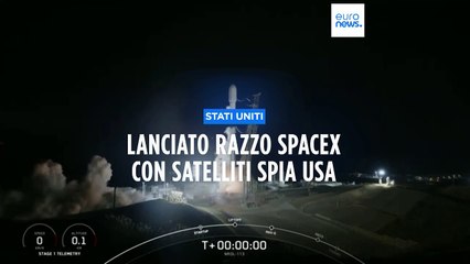 SpaceX, atterrato razzo Falcon 9 che ha trasportato in orbita satelliti spia degli Stati Uniti