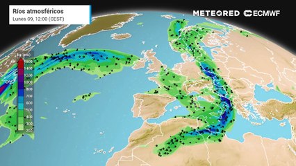 Una masa de aire húmeda que remontará por el Sahara dejará algunas lluvias en España