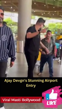 Ajay Devgn Spotted At Mumbai Airport Viral Masti Bollywood