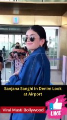 Manushi Chhillar, Sangeeta Bijlani and Sanjana Sanghi Spotted at Airport Viral Masti Bollywood