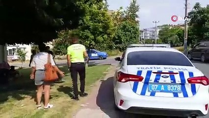 Ehliyetsiz çocuk sokağı savaş alanına çevirdi