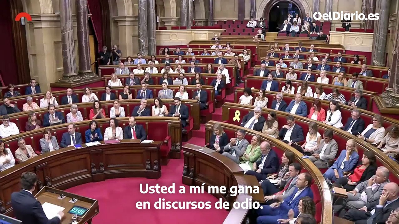 La dura réplica de Illa a la ultra Sílvia Orriols: “Usted no es nadie para dar lecciones de quién es catalán y quién no”