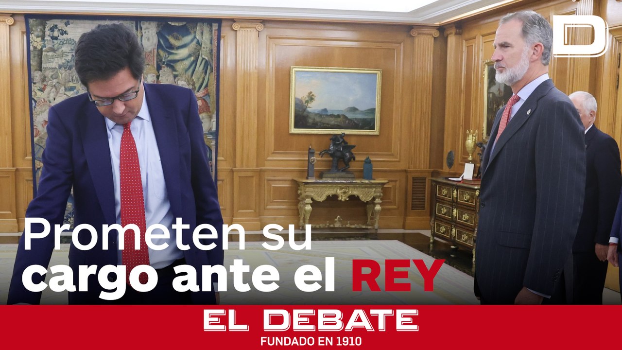 López promete su cargo ante el Rey sobre el artículo 100 de la Constitución y Escrivá sobre el 103