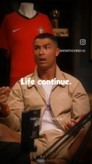 Cristiano Ronaldo Says Let's Continue #cristiano07 #ronaldo #cristianoronaldo #past #present #future