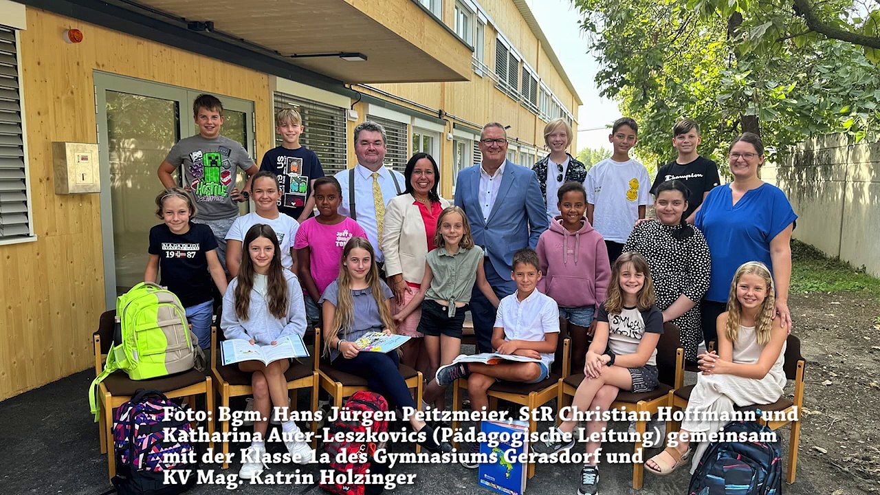 1. Schultag im Gymnasium Gerasdorf