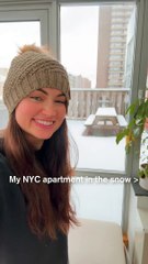 My NYC Apartment in a Snow Storm - YouTube