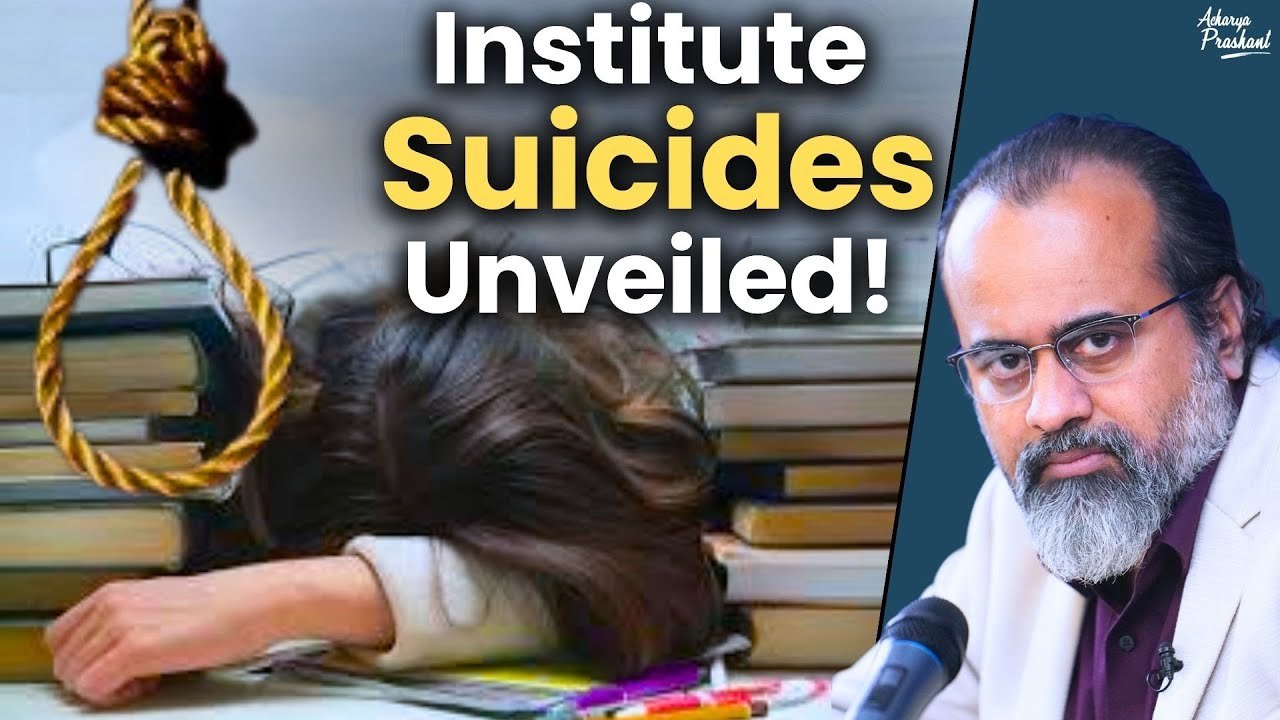 Heartbreak, Grades, or Expectations? Institute Suicides Unveiled! || Acharya Prashant (2023)
