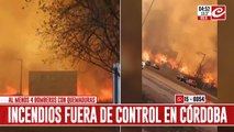 Inncedios forestales en Córdoba: varios bomberos sufrieron quemaduras de gravedad