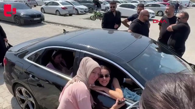 Dilan Polat, Engin Polat'ın tahliyesi için cezaevine geldi