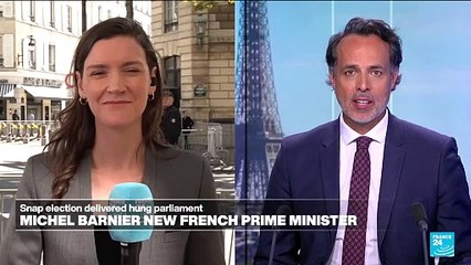 France's new PM Barnier meets with Macron to discuss cabinet