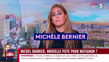 Confondue avec le nouveau Premier Ministre, Michèle Barnier fait une déclaration dans "C à vous"