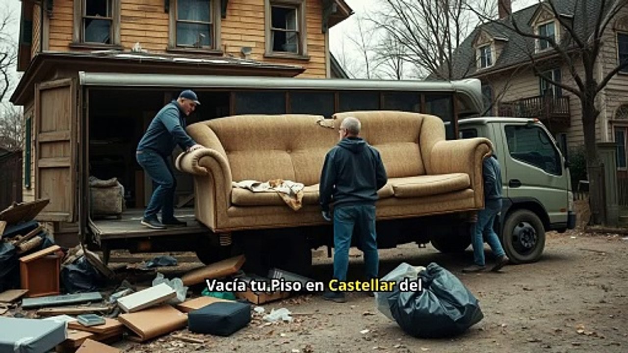 Vaciado de pisos en menos de 24 h en Castellar del Vallès: vaciamos muebles, trastos, madera, enseres domésticos y más. #vaciado #pisos #castellardelvalles