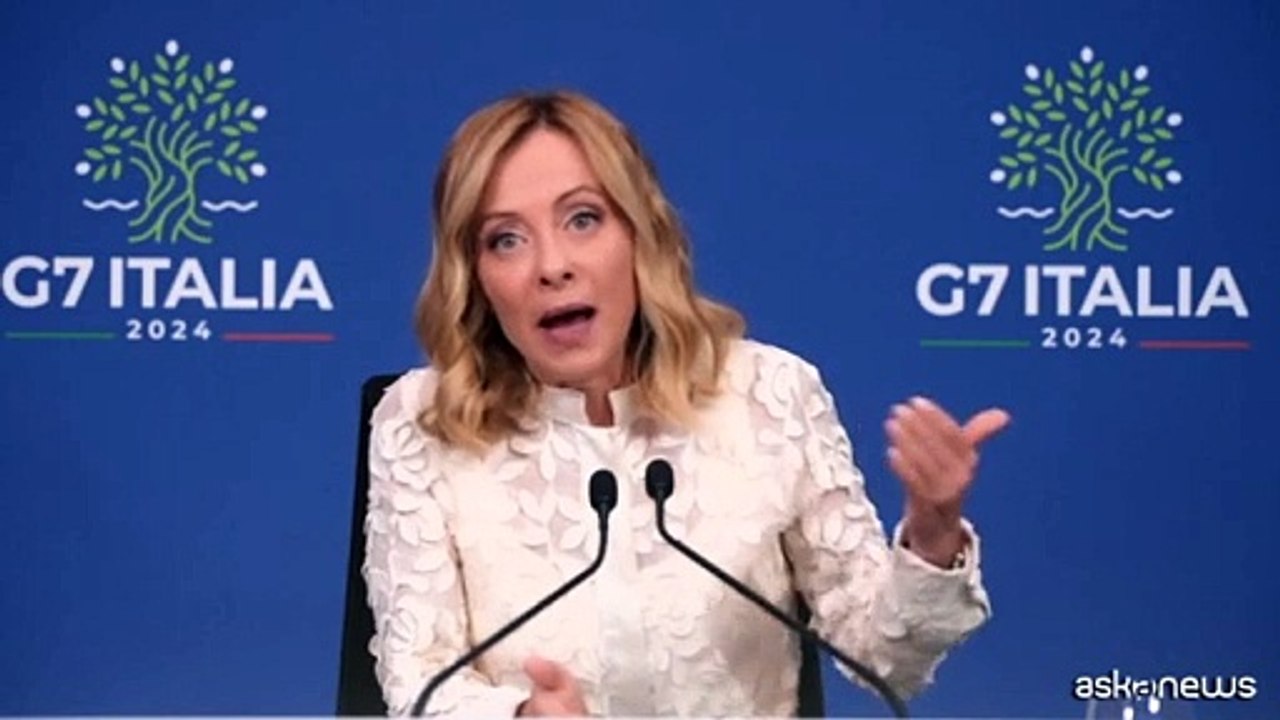 G7, Meloni: serve un nuovo approccio, l'Occidente non ? fortezza