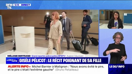 "Comment fait-on quand son père est le pire prédateur sexuel depuis 20 ans", témoigne la fille de Gisèle Pélicot au procès des viols de Mazan