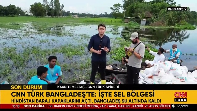 Video | CNN TÜRK Bangladeş’te: İşte sel bölgesi!