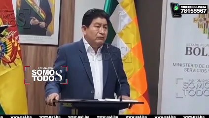 MINISTRO DE OBRAS PUBLICAS HABLA SOBRE EL PARO CÍVICO