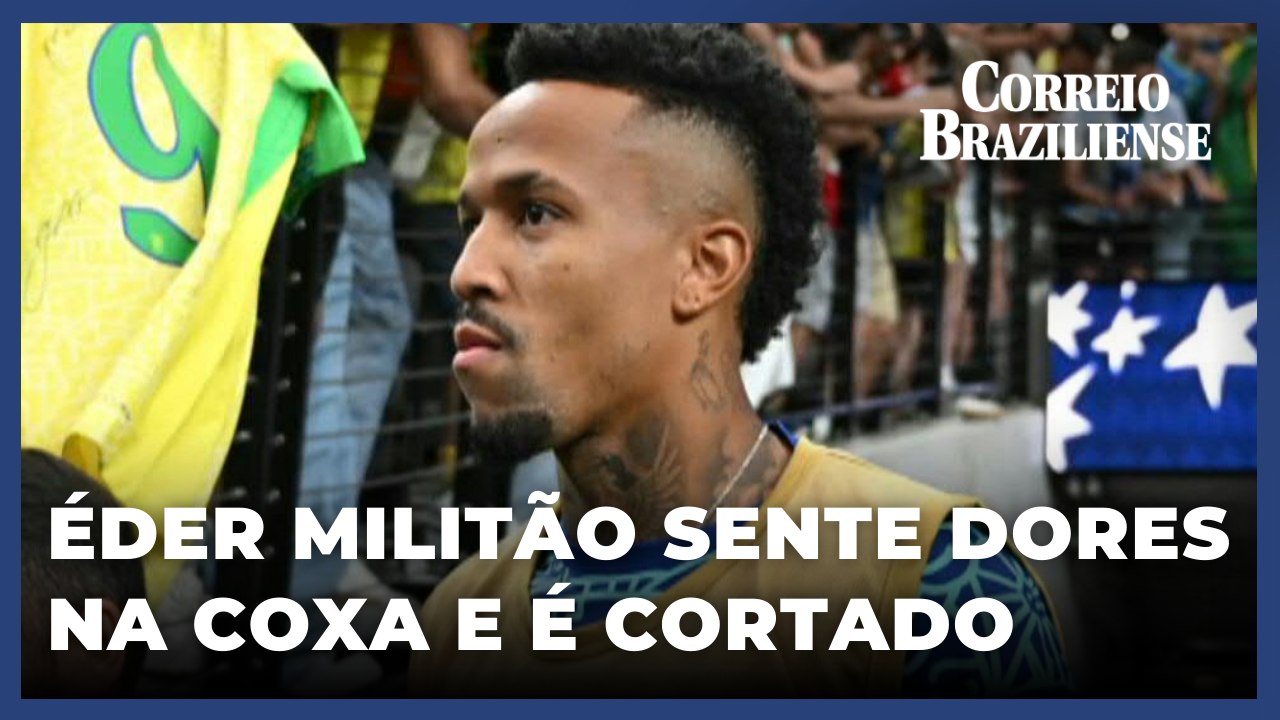 Éder Militão tem lesão na coxa e é cortado da Seleção Brasileira