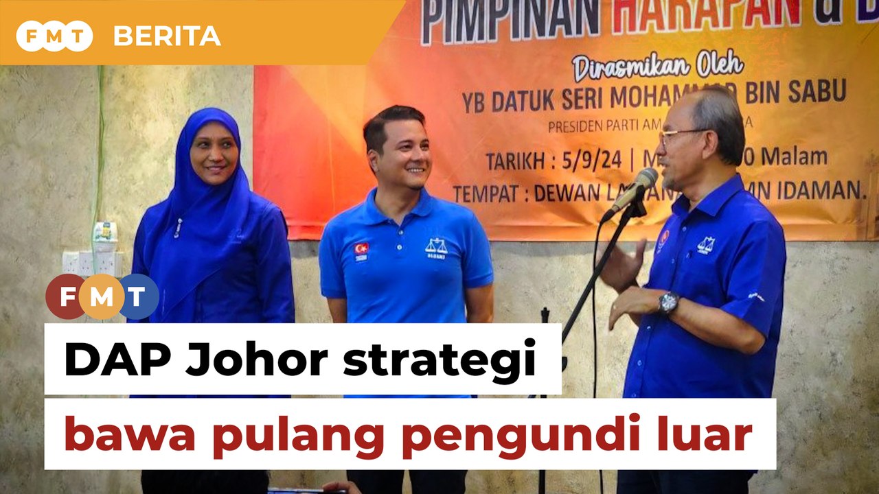 PRK Mahkota DAP Johor strategi bawa pulang pengundi luar bantu BN menang