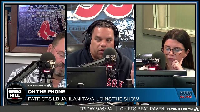 Patriots' LB Jahlani Tavai joins the show!