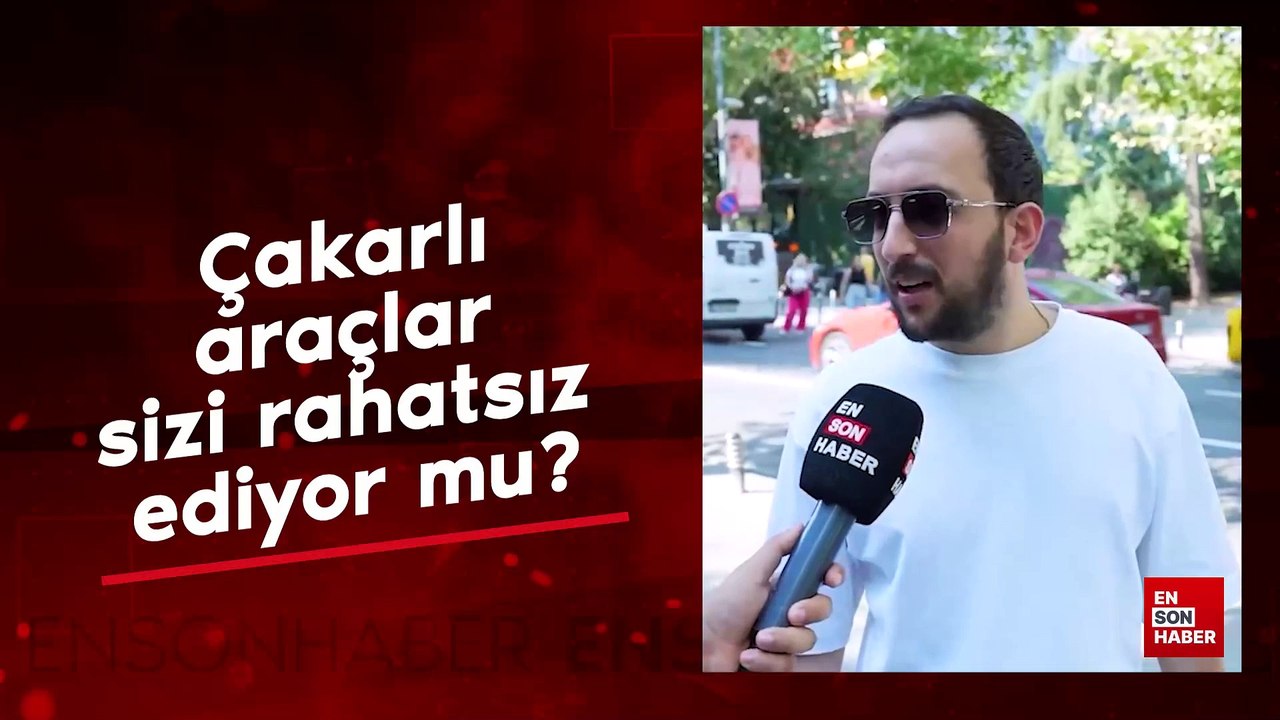 Ensonhaber sordu: Çakarlı araçlar sizi rahatsız ediyor mu