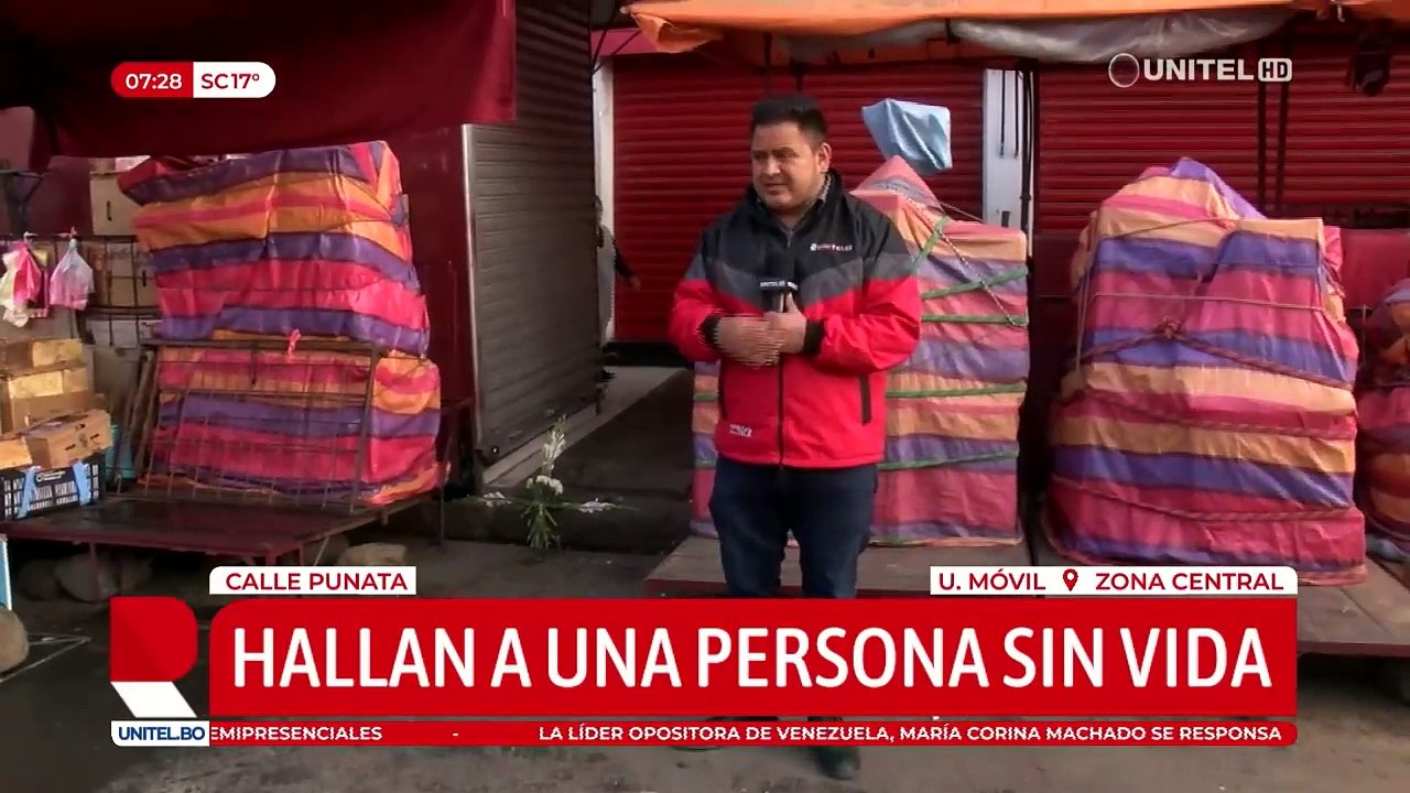 Hallan a un hombre sin vida cerca de un centro de abasto en Cochabamba