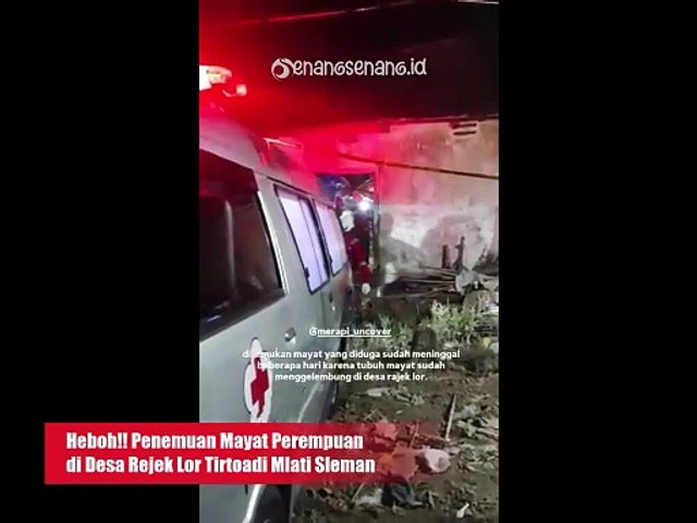 Heboh!! Penemuan Mayat Perempuan di Sleman