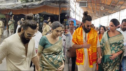 Ganesh Chaturthi 2024: Deepika Padukone Ranveer Singh At Siddhivinayak Temple Darshan,Full Video