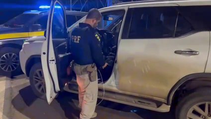 Após fuga pela BR-153, PRF recupera Hilux roubada em Porto Vitória