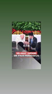 Selamat datang, Sri Paus Fransiskus. Presiden Jokowi serta Warga Indonesia Sambut Hangat Kedatangannya di Indonesia