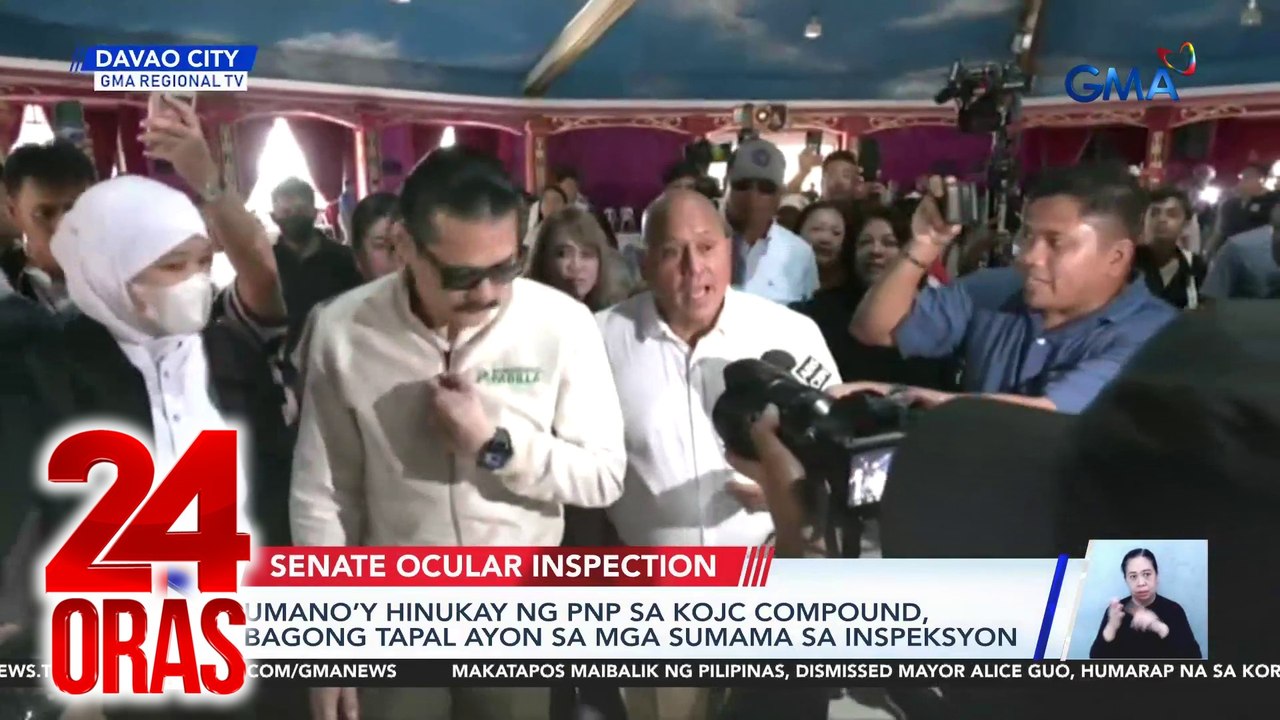 24 Oras: (Part 3) Ilang senador, nag-inspeksyon sa KOJC; Guo, idedetine sa seldang ginamit noon ni ex-Sen. De Lima; Pasabog performances sa opening ceremony ng NCAA, atbp.