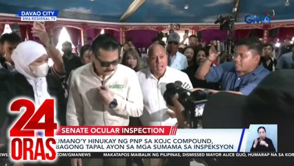 24 Oras: (Part 3) Ilang senador, nag-inspeksyon sa KOJC; Guo, idedetine sa seldang ginamit noon ni ex-Sen. De Lima; Pasabog performances sa opening ceremony ng NCAA, atbp.