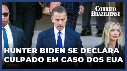 Filho de Joe Biden se declara culpado em caso de evasão fiscal nos EUA