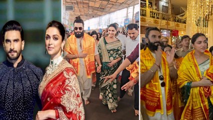 Deepika Padukone और Ranveer Singh पहुंचे Siddhivinayak मंदिर, बच्चे के लिए लिया आर्शीवाद!