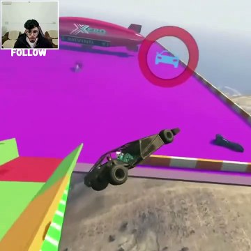 Cars Vs Cars 99.888% People Break Their Computer in This Challenge In GTA 5#gta5 #facetofacerace #race