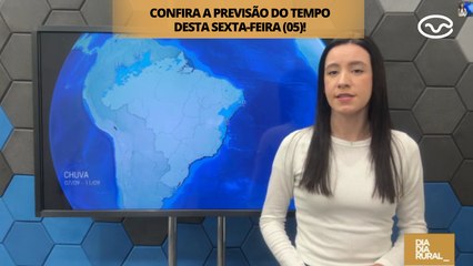 Previsão do tempo desta sexta-feira (06)!