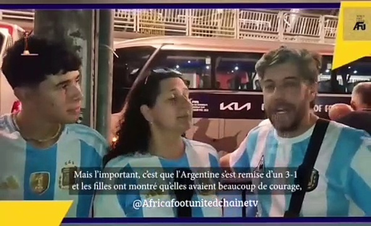 #AfricaFootUnited ️Coupe du Monde Féminine U20 en Colombie  : Les proches de Margarita Giménez soutiennent l'équipe nationale Argentine 