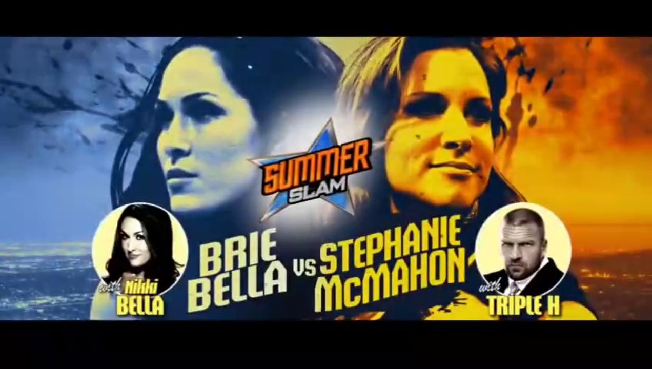 WWE SummerSlam 2014 - Stephanie McMahon vs Brie Bella