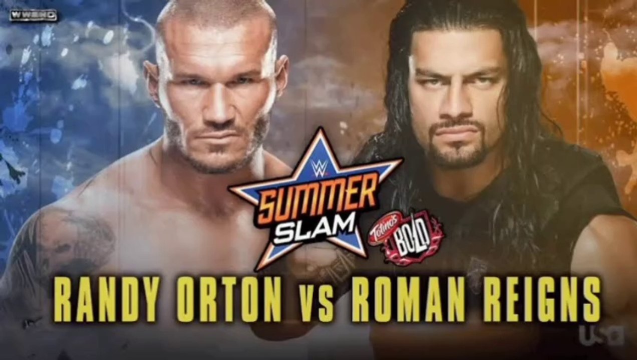 WWE SummerSlam 2014 - Randy Orton vs Roman Reigns, image size:1272x720
