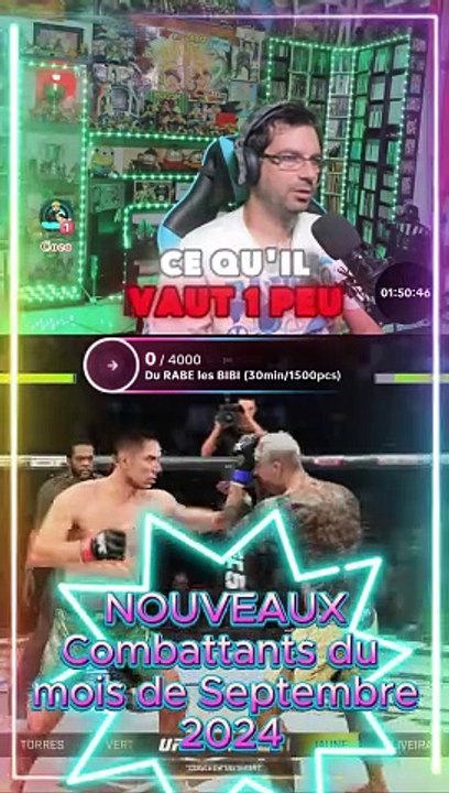 NOUVEAUX Combattants Septembre 2024 !!! #ufc5 #nouveaux #combattants #gaming #bibbilandshow