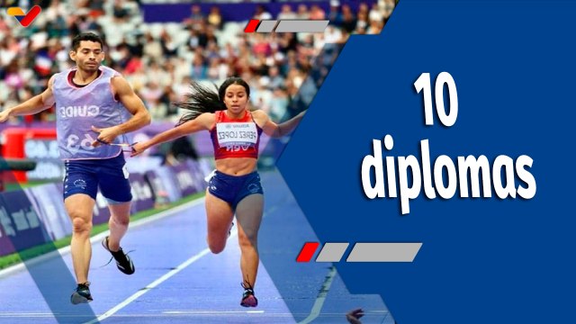 Deportes VTV | Venezuela suma 10 diplomas paralímpicos con triunfo de Paola García y Edwars Varela