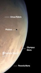 L'incroyable photo de Mars Express révèle Phobos et des merveilles martiennes !#phobos#mars#espace