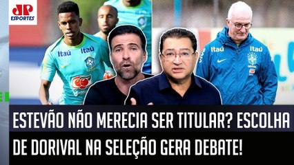 "O Estevão VAI SER RESERVA da Seleção??? Cara, o Dorival pra mim..." Brasil x Equador GERA DEBATE!