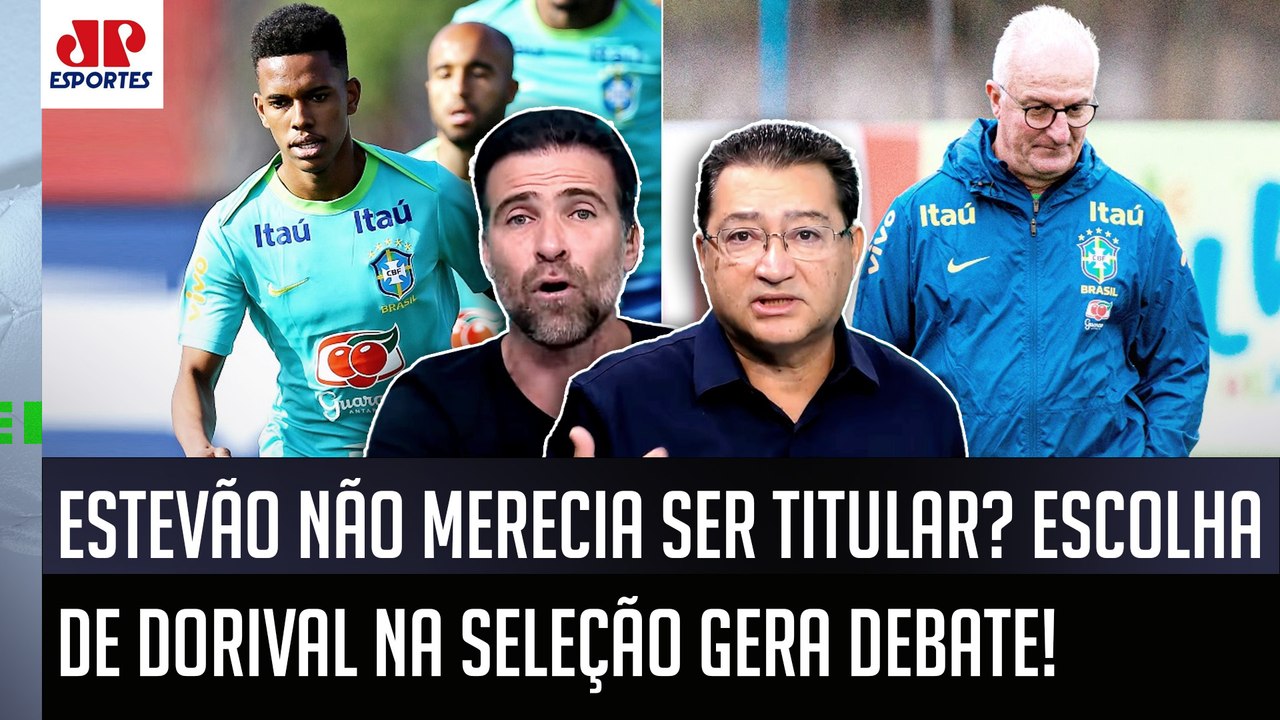 "O Estevão VAI SER RESERVA da Seleção??? Cara, o Dorival pra mim..." Brasil x Equador GERA DEBATE!
