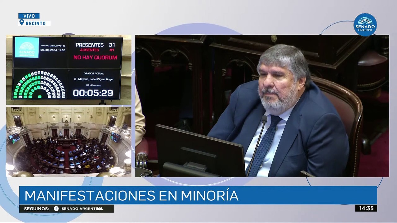 Mayans denunció la estrategia de LLA y la oposición blanda en el Senado: "Dilatar"