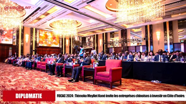 FOCAC 2024 - Tiémoko Meyliet Koné invite les entreprises chinoises à investir en Côte d'Ivoire. yt