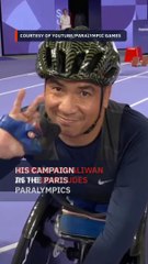 下载视频: No repeat final stint as wheelchair racer Jerrold Mangliwan concludes Paralympics