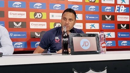 David Losada, técnico del Sevilla Femenino, analiza su debut en la Liga F ⚽