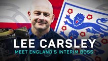 Lee Carsley: meet England's interim boss