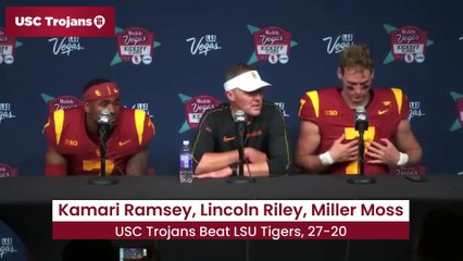 Hungry USC Trojans Defense Battles, Beats LSU Tigers